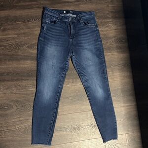 Kut from the Kloth Women's Dark Blue High Rise Skinny Jeans